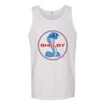 thumbnail image 2 of Wild Bobby, Shelby Cobra USA Logo Emblem Powered by Ford Motors, Cars and Trucks, Men Graphic Tank Top, White, Small, 2 of 4