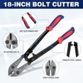 thumbnail image 2 of Cortador de pernos WORKPRO W017005A con mango bimaterial de 18 cm, 2 of 7