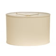 thumbnail image 2 of HomeRoots 470212 16 in. Throwback Egg Oval No Slub Lampshade Ivory, 2 of 3