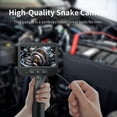 thumbnail image 6 of 3.9mm Industrial Endoscope Camera with 4.3" IPS Screen, 5FT Semi-Rigid Cable, IP67 Waterproof Snake Camera, 1920P HD Borescope for Car Engine, Plumbing & Mechanical Inspection Tools, 6 of 7