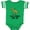 Football Green and White, variant on Inktastic Nana and Grandpa Love Me Dinosaur Grandson Boys Baby Bodysuit