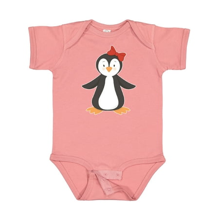 

Inktastic Penguin with Bow Gift Baby Boy or Baby Girl Bodysuit