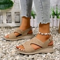 thumbnail image 6 of Mostsola Sandals for Women 2025 Slingback Beach Shoes Comfortable Arch Support Walking Shoes, 6 of 8
