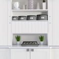 thumbnail image 2 of Sorbus Dinnerware Storage Container Organizer with Lid – China Storage for Salad Plates, Holds Service for 12 with Felt Protectors, Gray (1 Piece), 2 of 6