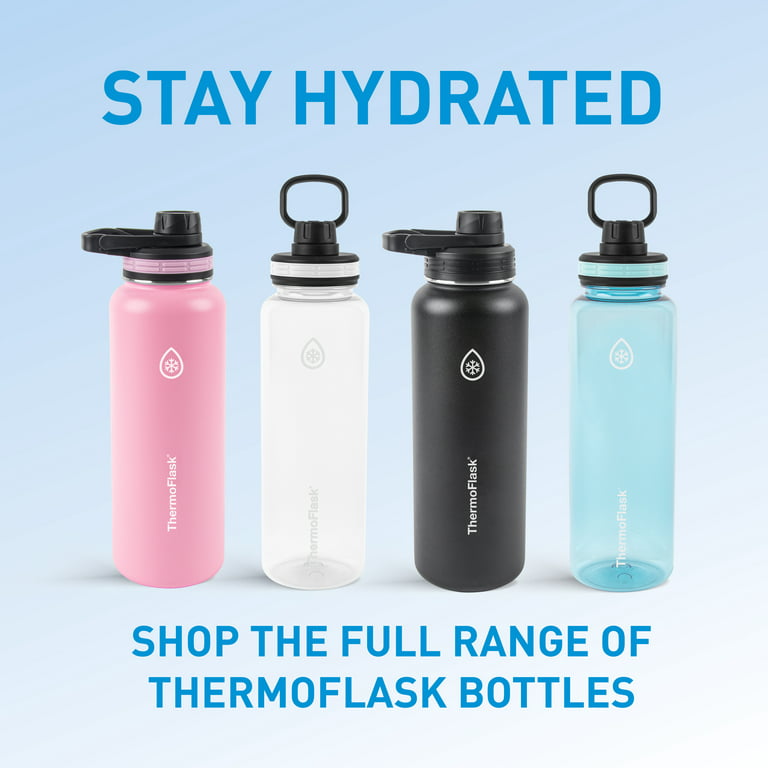 ThermoFlask 40oz Stainless Steel Water Bottle, 2-pack