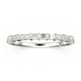 thumbnail image 1 of Love Ring 0.44ct Diamond Moissanite 10k White Gold Wedding Band, 1 of 4