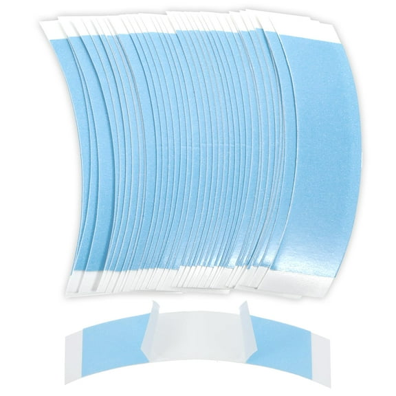 MODANU 36Pcs Double Sided Ultra Hold Waterproof Lace Glue for Front Lace Wig, Bold Hold Lace Wig Tape in Hair Extension(Blue)