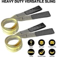thumbnail image 2 of 2 Pack 1m Sangles de Levage en Polyester Robustes, 9000lbs Résistance Maximale à la Rupture, 2 of 4