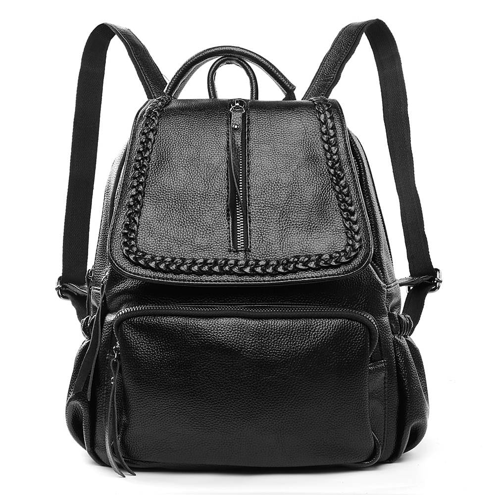 3 IN 1 Convertible Leather Backpack for Women Travel School Work Bag ...