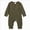 D72-AG, variant on 4-8 Months Newborn Unisex Infant Boy Girl Long Sleeve Romper Cotton Solid Bodysuit Jumpsuit Baby Outfits Dark Gray