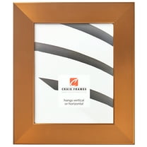 Craig Frames Bauhaus 200, 12x12 inch Picture Frame, Modern Stainless Brass