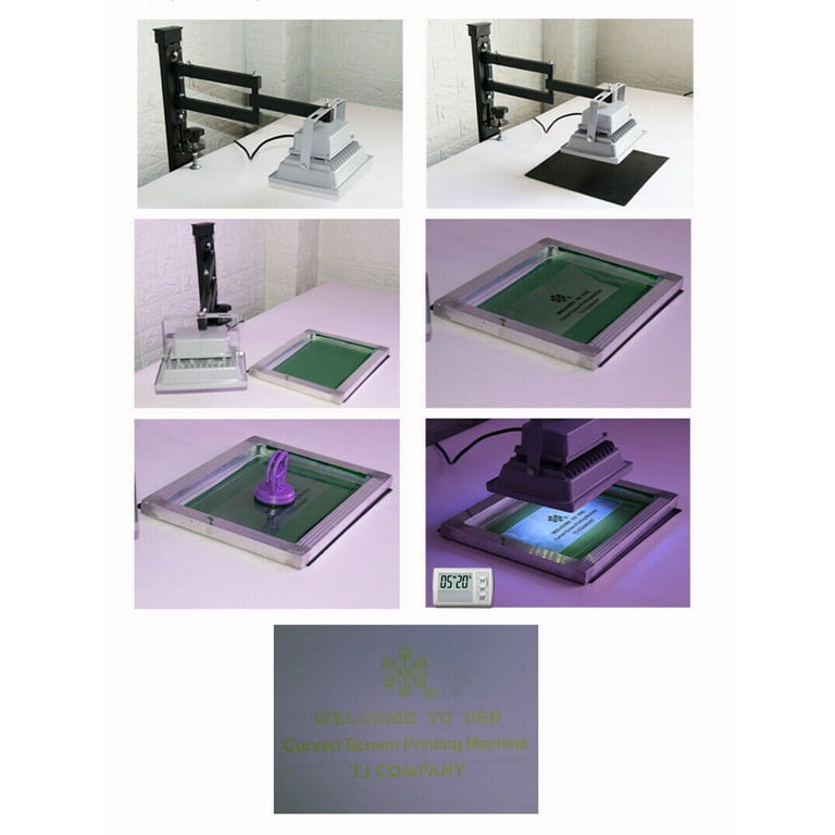 Intbuying UV Exposure Unit Pad Printing&Hot Stamping LED Light Box 10.2 inchx 8.3 inch 110V (#010034)