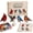 backyard birds, variant on Halloween DIY 3D Animal Bead Embroidery Kit, 4pcs Bird Beading Crafts with Instructions, Cute Bead Art Handmade Bird Gift for Beginners & Craft Enthusiasts