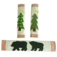 thumbnail image 1 of 3Pcs Christmas Tree Black Bear Refrigerator Handle Covers Set Cartoon Fridge Door Covers Protective Kitchen Appliance Covers, 1 of 9