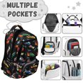 thumbnail image 6 of Uorisanigo Fire Sports Car Teens Backpack for Boys 8-15, Lightweight Elementary School Bookbag, Durable Rucksack with Adjustable Shoulder for Travel and Hiking, 6 of 7
