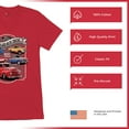 thumbnail image 6 of Ford Still Plays with Trucks V-Neck T-shirt American Classic F100 F150 Pickup Built Tough Vintage Offroad 4x4 Tee, 6 of 7