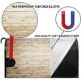 thumbnail image 5 of Wooden Board Mailbox Cover Vintage Wooden Wall Retro Grain Old Texture Magnetic Mailbox Covers Countryside Style Mail Box Wraps Post Letter Box Cover Standard Size 18x21 Inch for Home Yard, 5 of 6