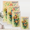 thumbnail image 4 of Designart ' Ancient Fresh Flowers Bouquet Of Wildflowers ' Traditional Canvas Wall Art Print, 4 of 4
