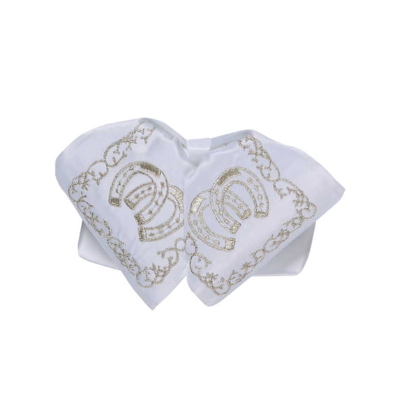 Mexican Charro Bow Tie 100% Polyester White/Silver 600120