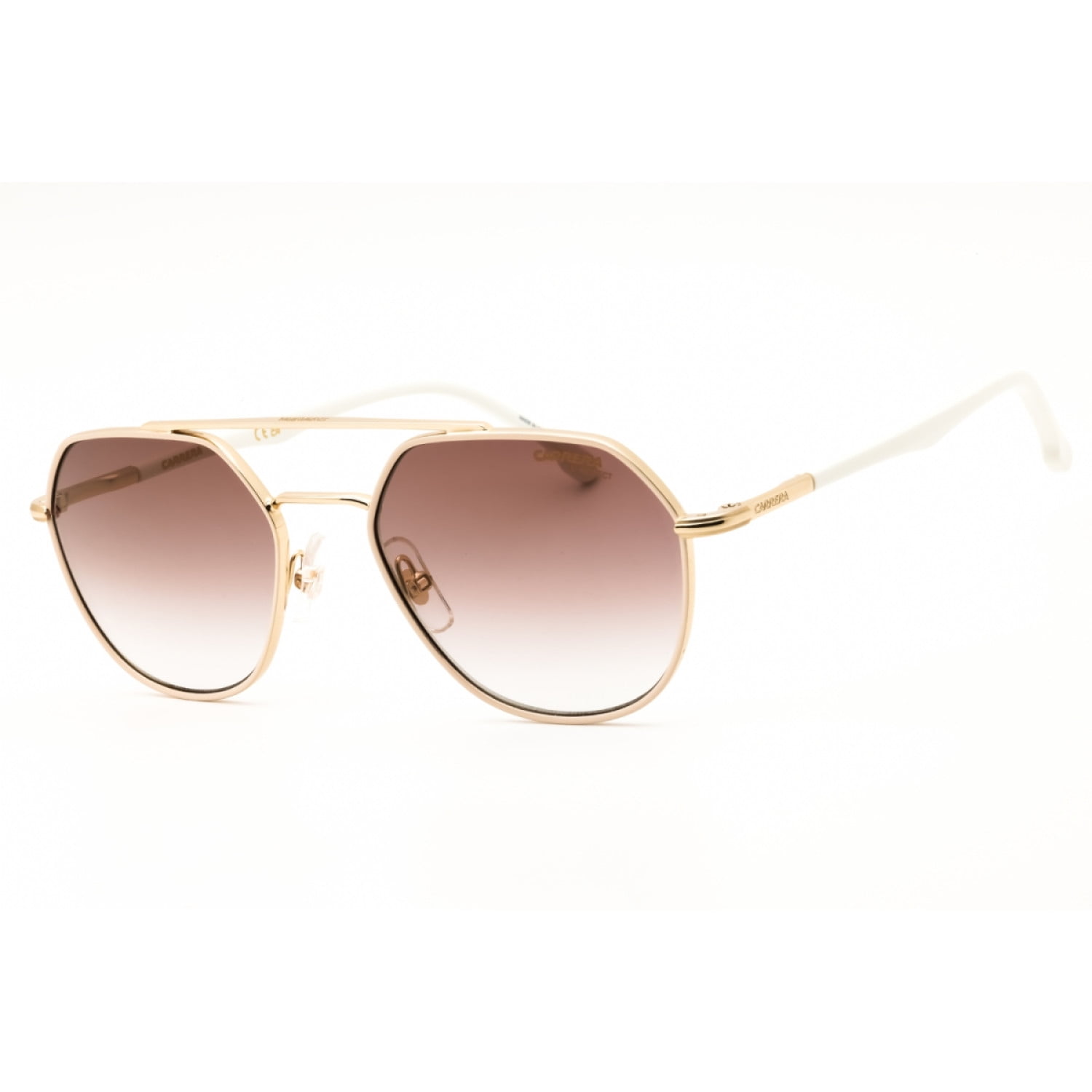 Carrera CARRERA 303/S 0VVPYK 53mm Aviator Sunglasses Unisex Gold Ivory