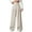 Beige, variant on Lopecy-Sta Womens Lounge Pants Wide Leg Pants Elastic High Waisted Solid Casual Palazzo Pants Trousers with Pockets