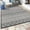 Greyish Black, variant on Outdoor Rug Carpet 5x8 ft, Flatweave Textured Outdoor Patio Rug Non Slip Indoor Outdoor Rugs with Rubber Particles Backing Boho Outdoor Area Rug for Patio Deck Front Porch Backyard Balcony