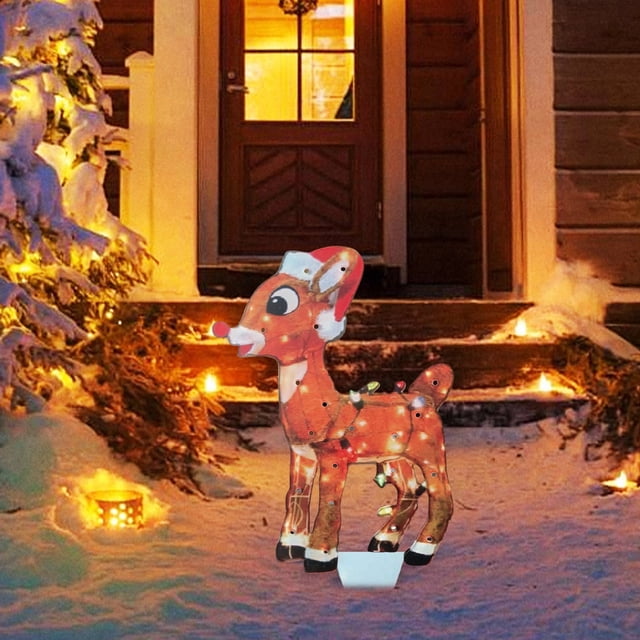 Fiudx Guirnalda de Luces Navideñas con Forma de Perro, Bonitas Luces Led, Decoración Festiva para Jardín, Suave Efecto Brillante, Cálido Ambiente Festivo, para Uso En Interiores y Exteriores, Funcion