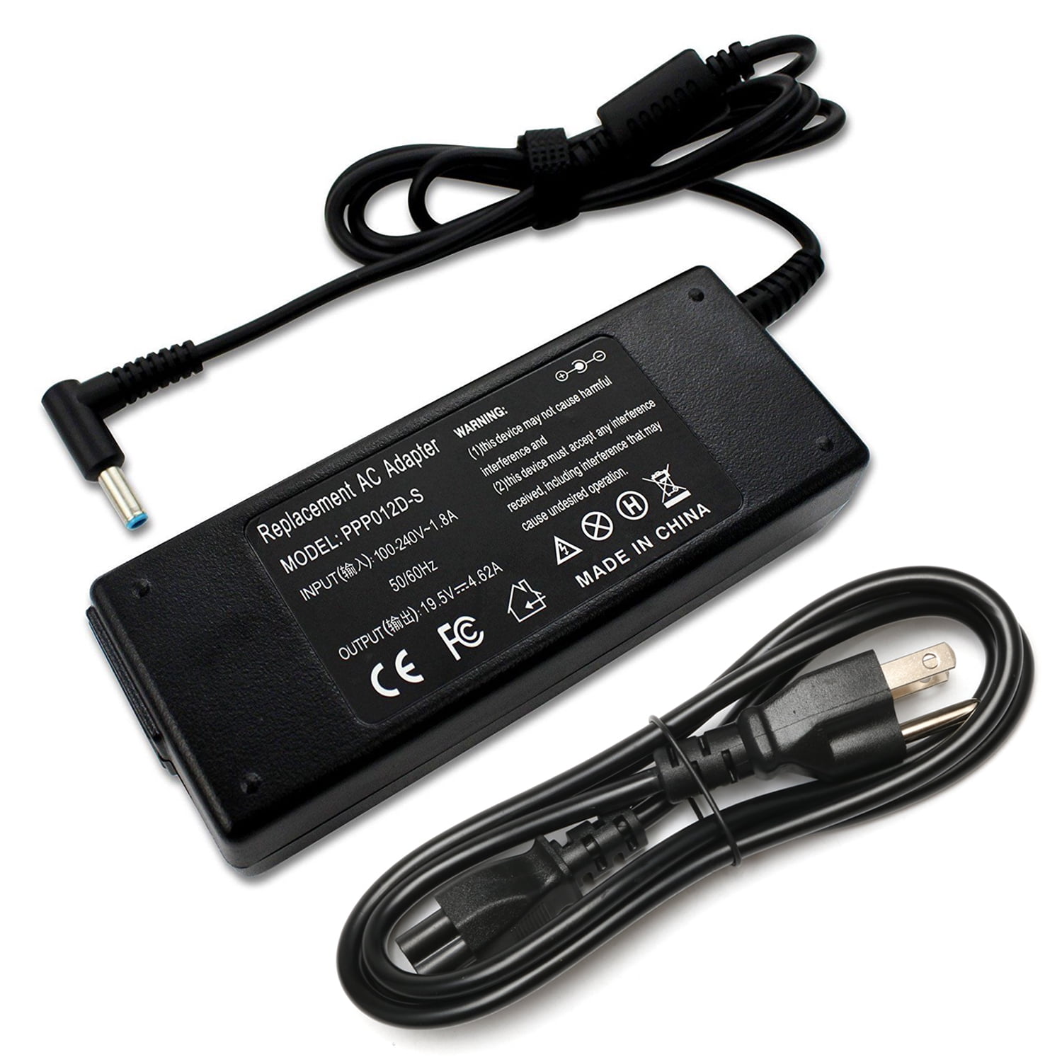 For HP Envy TouchSmart 15 Compatible 90W 19.5v 4.62a Laptop AC Adapter Charger 