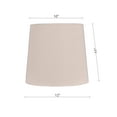 thumbnail image 6 of Simplee Adesso Beige Uno Lamp Shade, 11"H x 12"D, Transitional, Adult Office Or Dorm Room Use, 6 of 7