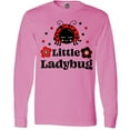thumbnail image 3 of Inktastic Little Ladybug with Flowers Long Sleeve T-Shirt, 3 of 5
