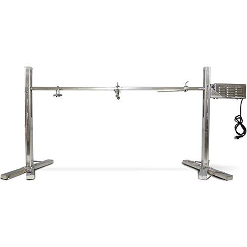 TITAN GREAT OUTDOORS Support de Rôtissoire en Acier Inoxydable Capacité de 125 lb