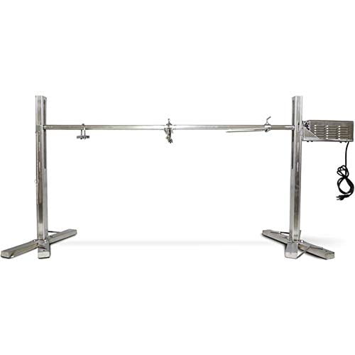 TITAN GREAT OUTDOORS Support de Rôtissoire en Acier Inoxydable Capacité de 125 lb