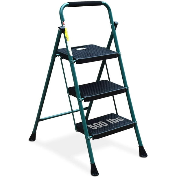 3 Step Ladder Folding Stool, What Causes Wide Flat Stools