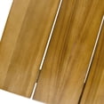 thumbnail image 3 of Acacia Wood Bar Table with Rustic Iron Frame / Durable for Outdoor Use, 3 of 5