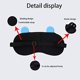 thumbnail image 3 of 1 Uds lindo dormir con los ojos vendados suave y esponjoso cubierta ojos con los ojos vendados escudo viaje dormir para máscara de ojos máscara para dormir niños niñas mujer señora Daydream máscara pa, 3 of 5
