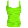 thumbnail image 5 of Duoif Tankini Tops for Women Swimwear Top Tummy Bathing Suit Top No Bottom Womens Swimsuits E M, 5 of 5