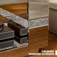 thumbnail image 4 of ARICOEASY Mirrored Coffee Table with LED Light & Large Storage for Living Room, 4 of 8