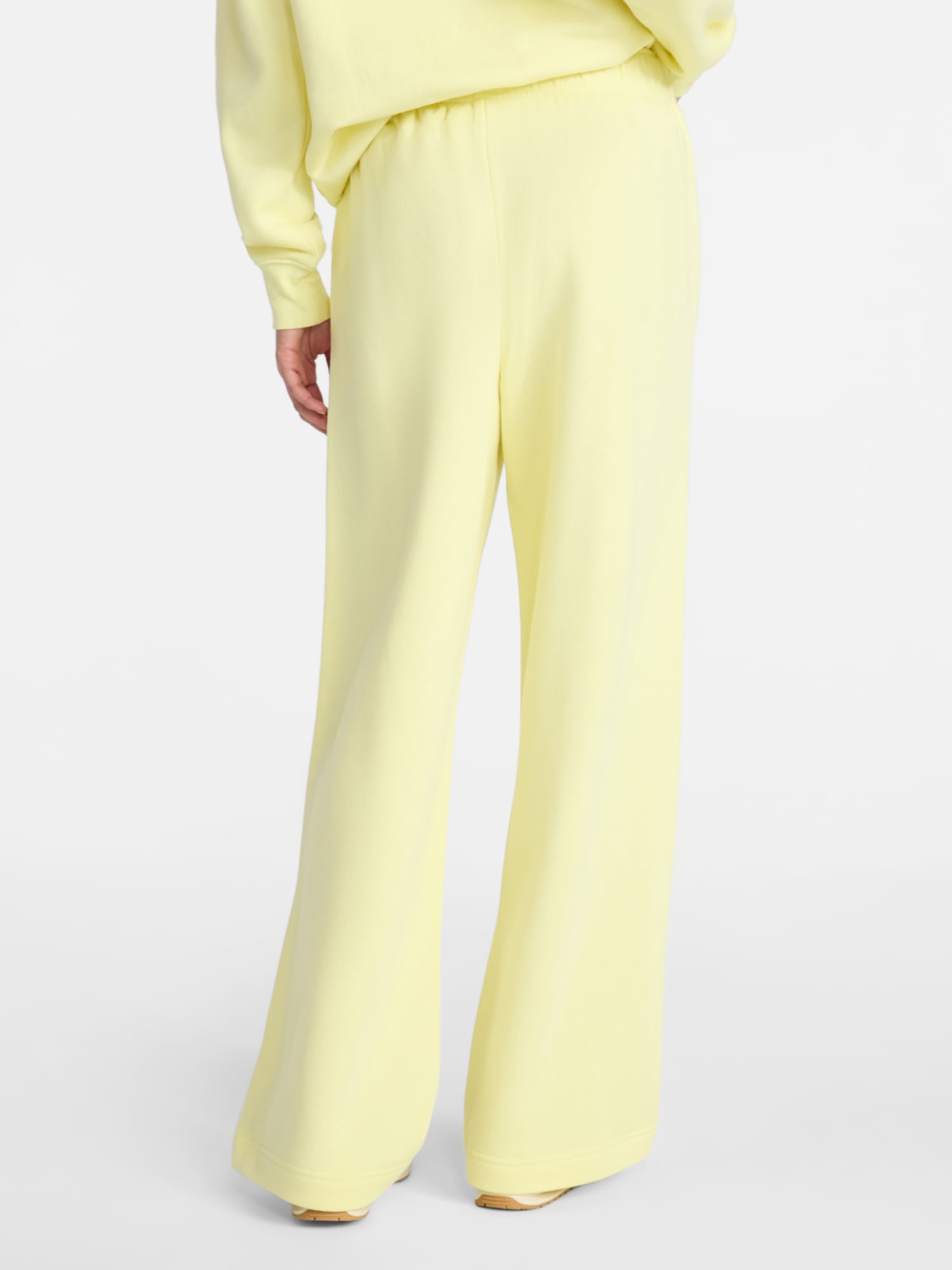 No Boundaries Soft Fleece Wide Leg Pants, 30” Inseam, 1 or 2-Pack, Women’s XXS-4X