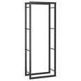 thumbnail image 4 of vidaXL Firewood Rack Storage Fire Log Stand Stacker Holder Matt Black Steel, 4 of 6