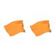 thumbnail image 4 of Billuyoard Calentador de cuello Calor Unisex Cuellos cómodos Polaina Accesorios de ciclismo Transpirable Durabilidad Pañuelo para andar en bicicleta Naranja 2piezas Billuyoard CBP364215, 4 of 5
