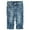 Blue-2628, variant on KIDSCOOL SPACE Baby Boys Jeans,Elastic Band Inside Ripped Washed Soft Slim Cotton Denim Pants,Deep Blue,2-3 Years