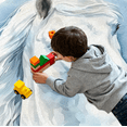 thumbnail image 6 of CURLYOOT Horse Rug for Living Room Bedroom, 4x6 Ft Washable Area Rug, Non Slip Rugs for Entryway, Horse Animal Large Carpet for Indoor Dining Room, 6 of 8