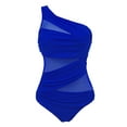 thumbnail image 2 of Women One Piece Swimsuit Push Up Bikini Swimwear Bathing Monokini Suit Navy blue XXXXL, 2 of 5