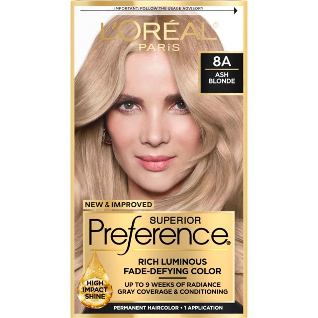 Tinte para el cabello L'Oreal Paris Superior Preference 8A Ash Blonde