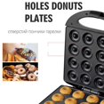 thumbnail image 3 of 16 Holes Donut Maker 1400W 220V Electric Cake Pan,Breakfast Machine, 3 of 4
