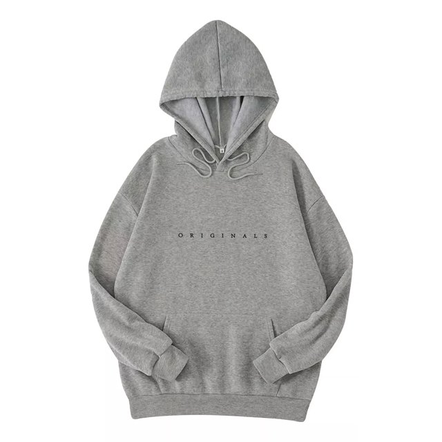 Sudadera Con Capucha De Color Liso Y Monograma Para Hombre