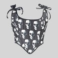 thumbnail image 3 of Gilet Structuré Corset Squelette Sombre Gothique pour Femmes pour Halloween, 3 of 5
