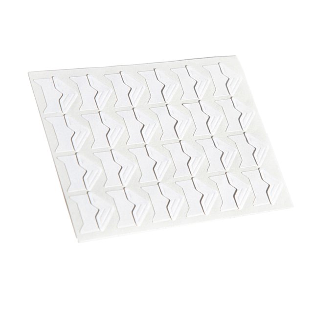 Transemion 24pcs Paper Durable And Tear-resistant Corner Stickers For Photo Album Easy To Replace Durability white