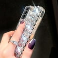 thumbnail image 3 of Samsung Galaxy S22 Plus Case Diamond Case for Women 3D Glitter Sparkle Bling Case Luxury Shiny Crystal Diamond Bumper Clear Gems Cute Protective Girly Case Girls Cover(Sliver), 3 of 12