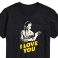 thumbnail image 3 of Star Wars - Valentine Princess Leia I Love You - Men's Short Sleeve Graphic T-Shirt, 3 of 5